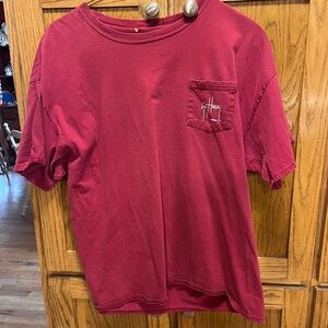 Guy Harvey Burgundy Red short  Sleeve Tee